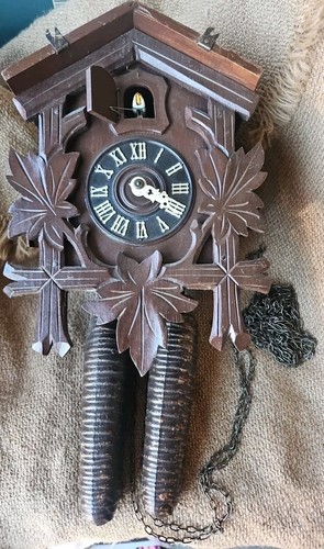 Vtg cuckoo clock - clock, germany