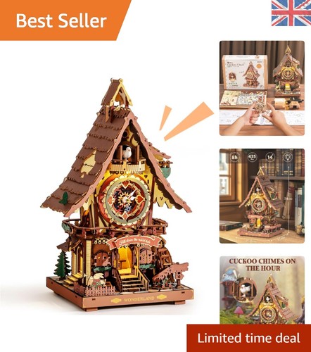 Stunning wooden cuckoo - 3d,