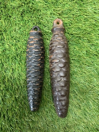 Vintage cuckoo clock weights - vintage,