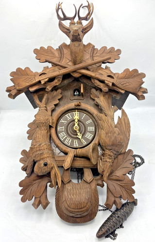 Large antique german - , cuckoo